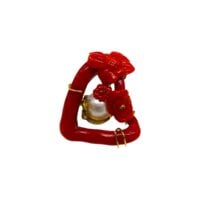 Anello con perla incastonata - immagine 2
